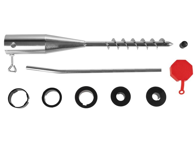 COCON Sonnenschirmständer 20 - 60 mm Bodenhülse für Garten, Strand und Camping