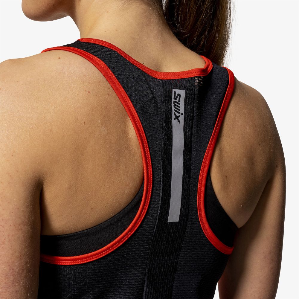 Swix Roadline Singlet Womens Fiery Red