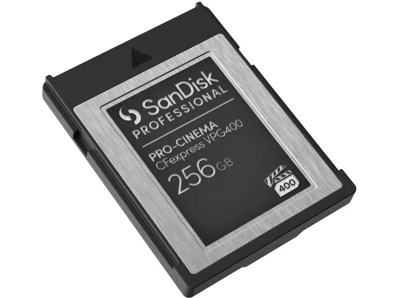 SanDisk CFexpress-Karte PRO Cinema Type B 256 GB Leistungsfähige Speicherkarte für professionelle Videofilmer und Fotografen