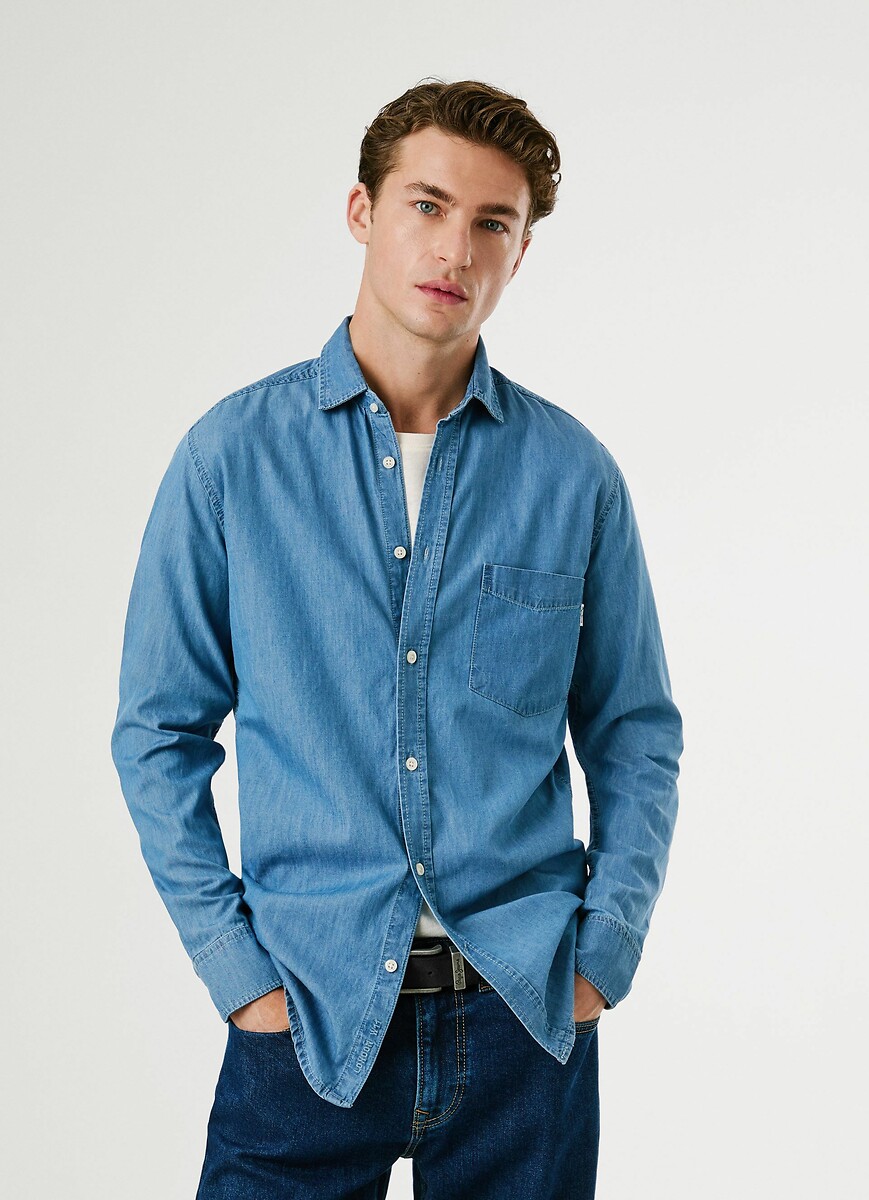 PEPE JEANS<br>Camisa jeans slim