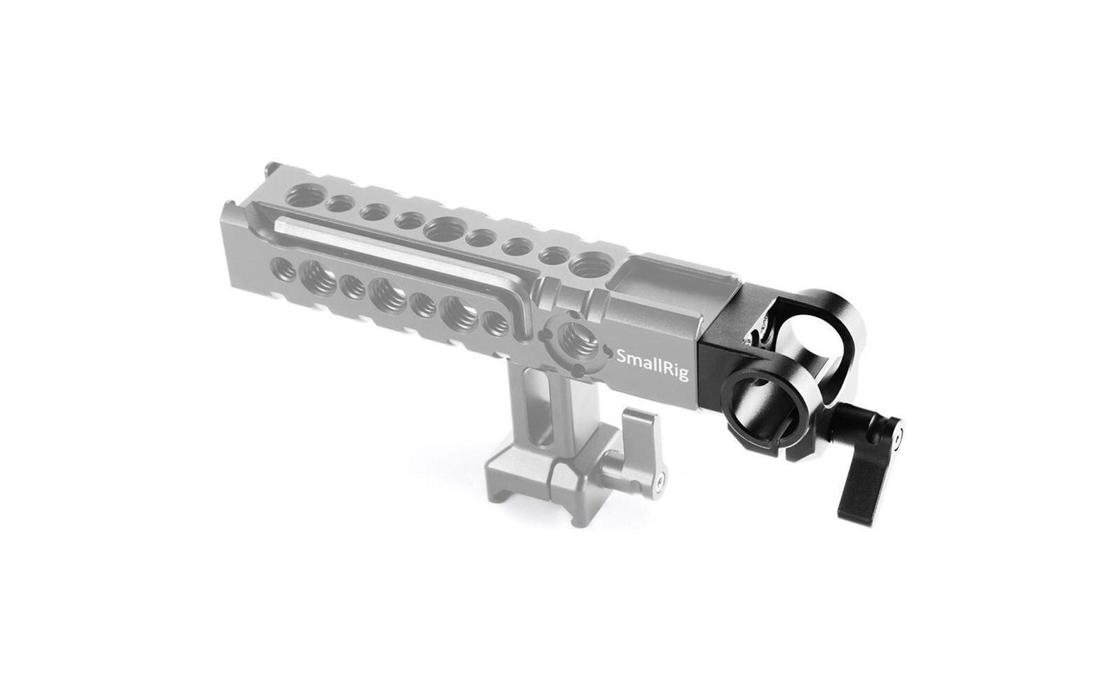 Adapter 15mm Rod ClampStangenklemme mit zwei Senkbohrungen und einem 1/4