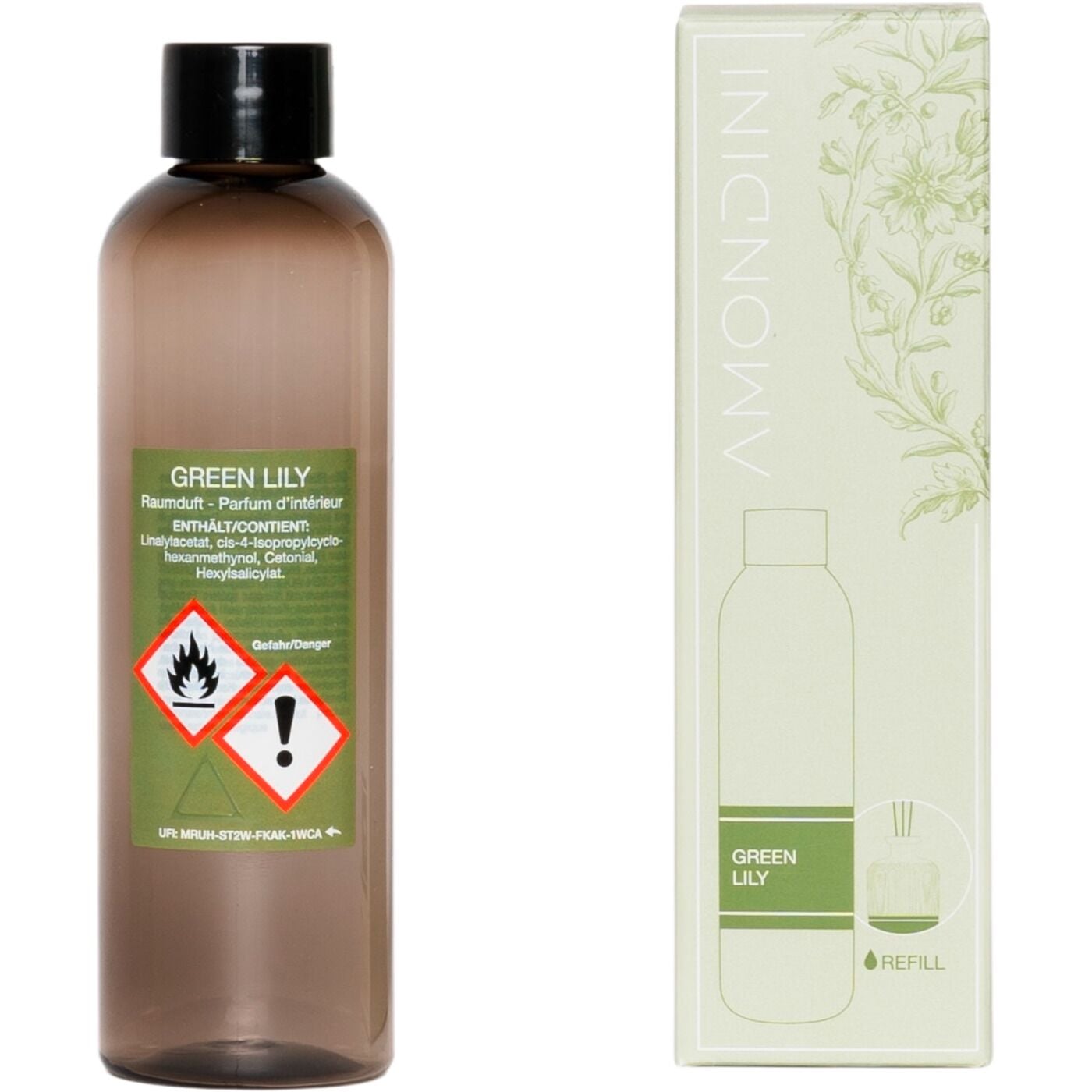 AmondiniRaumduft-Nachfüller «Green Lily» 200 ml