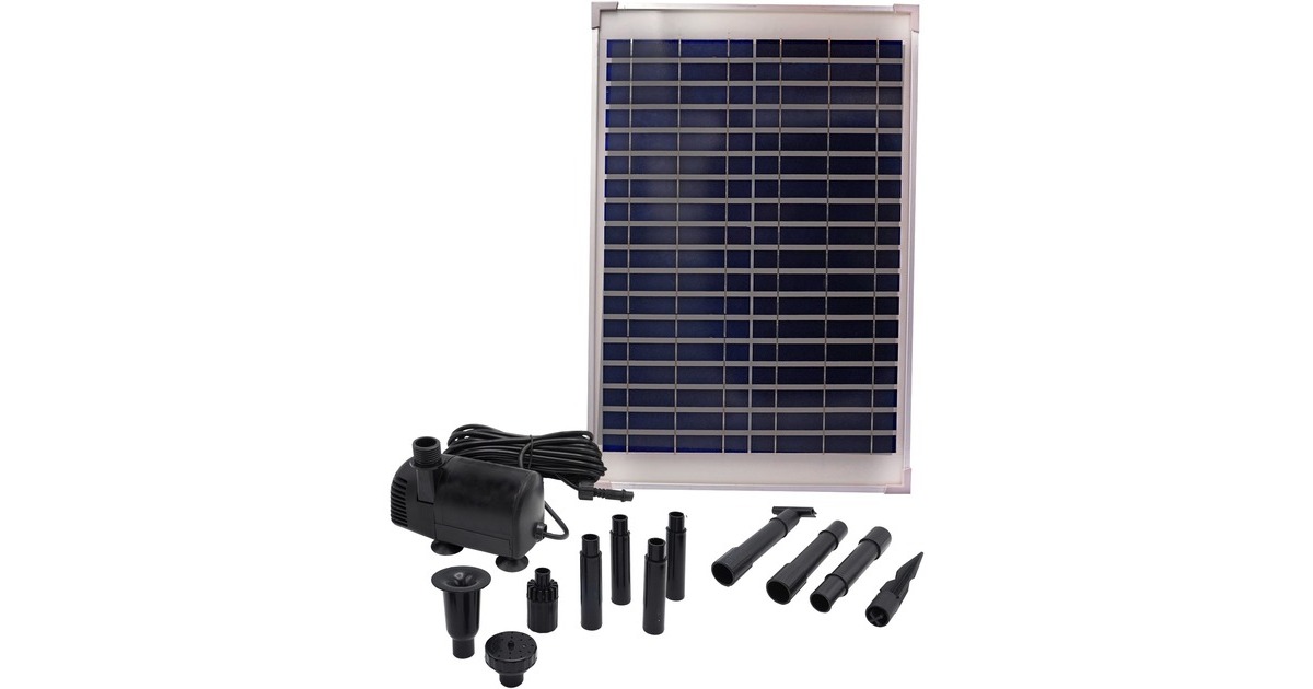 UbbinkSolarMax 1000 pomp  (Zwart, Incl. solarpaneel, pomp)