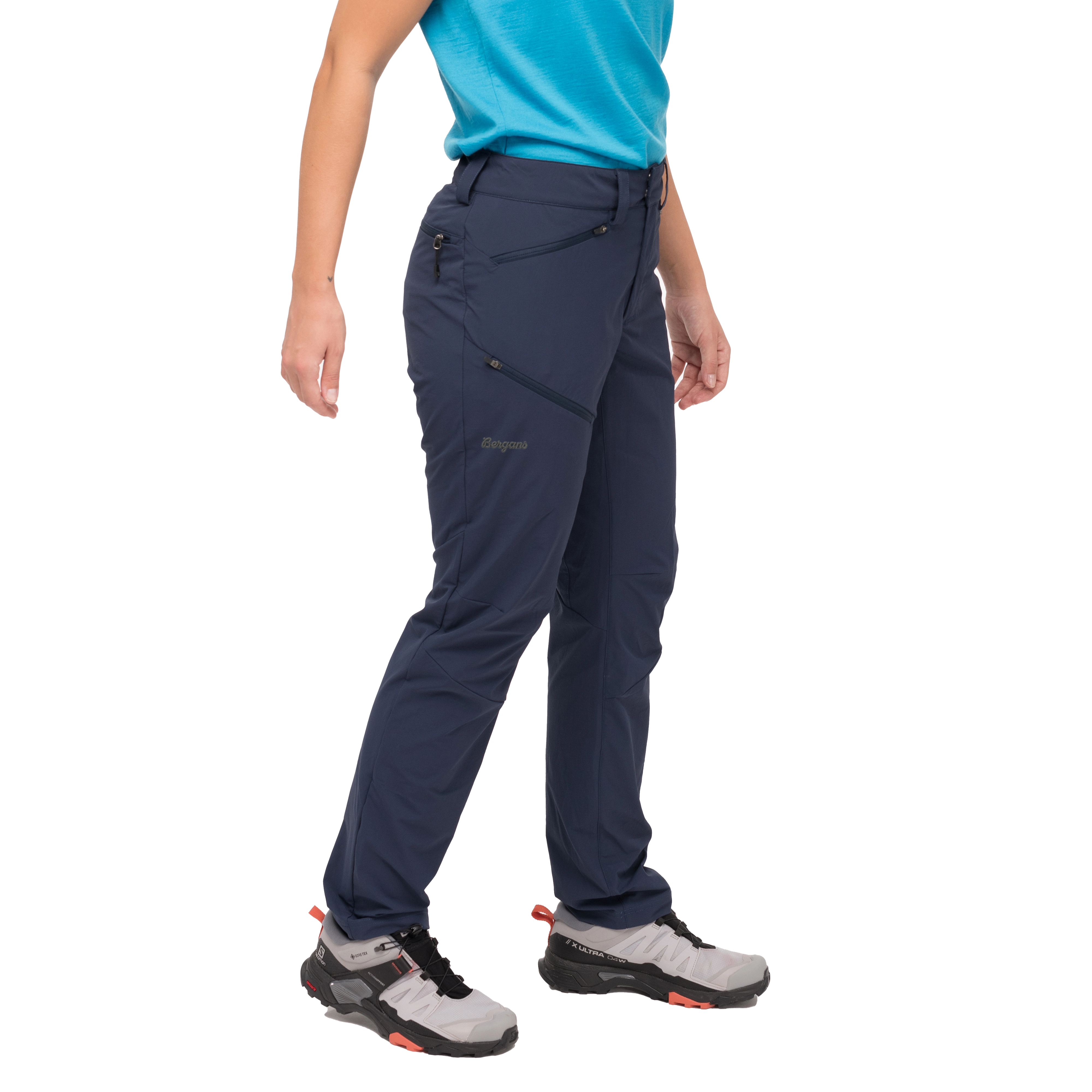 Rabot Light Softshell Pants Women Navy Blue