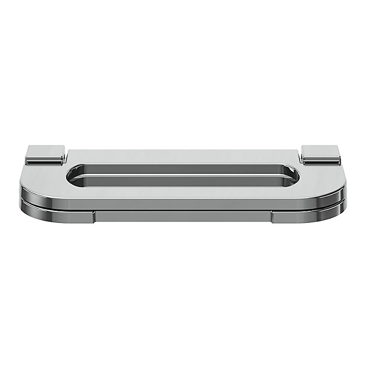 Bouton de meuble GoodHome Govlin gris Ø8cm x l.0.7cm x h. 3.5cm