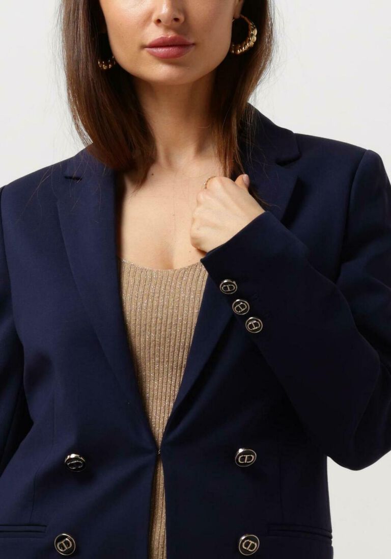 TWINSET MILANO donkerblauwe twinset milano blazer 241tp2270