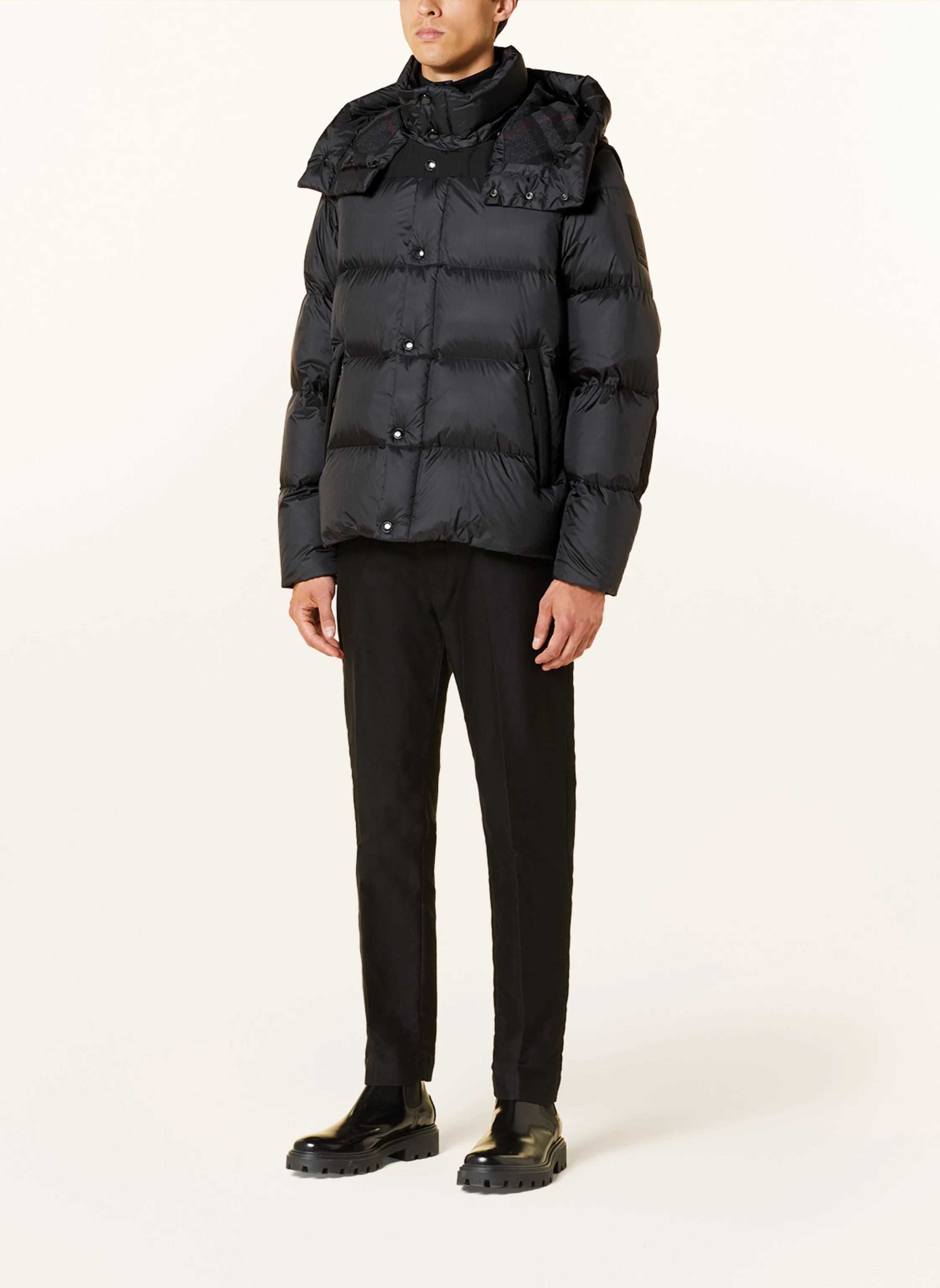 BURBERRY Daunenjacke LEEDS mit abnehmbaren Ärmeln