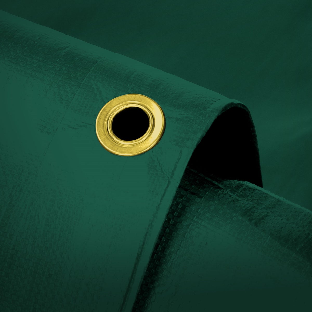 ECD Germany Premium Tarpaulin, Geweven zeildoek met ringen, 4x3m 12m², 650g/m², Groen, PVC, Waterdicht, Scheurvast, 10 Haken, Vrachtwagenzeil, Bootzeil, Tuinzeil, Houten zeil, Beschermhoes voor tuinmeubelen, Zwembad, Auto