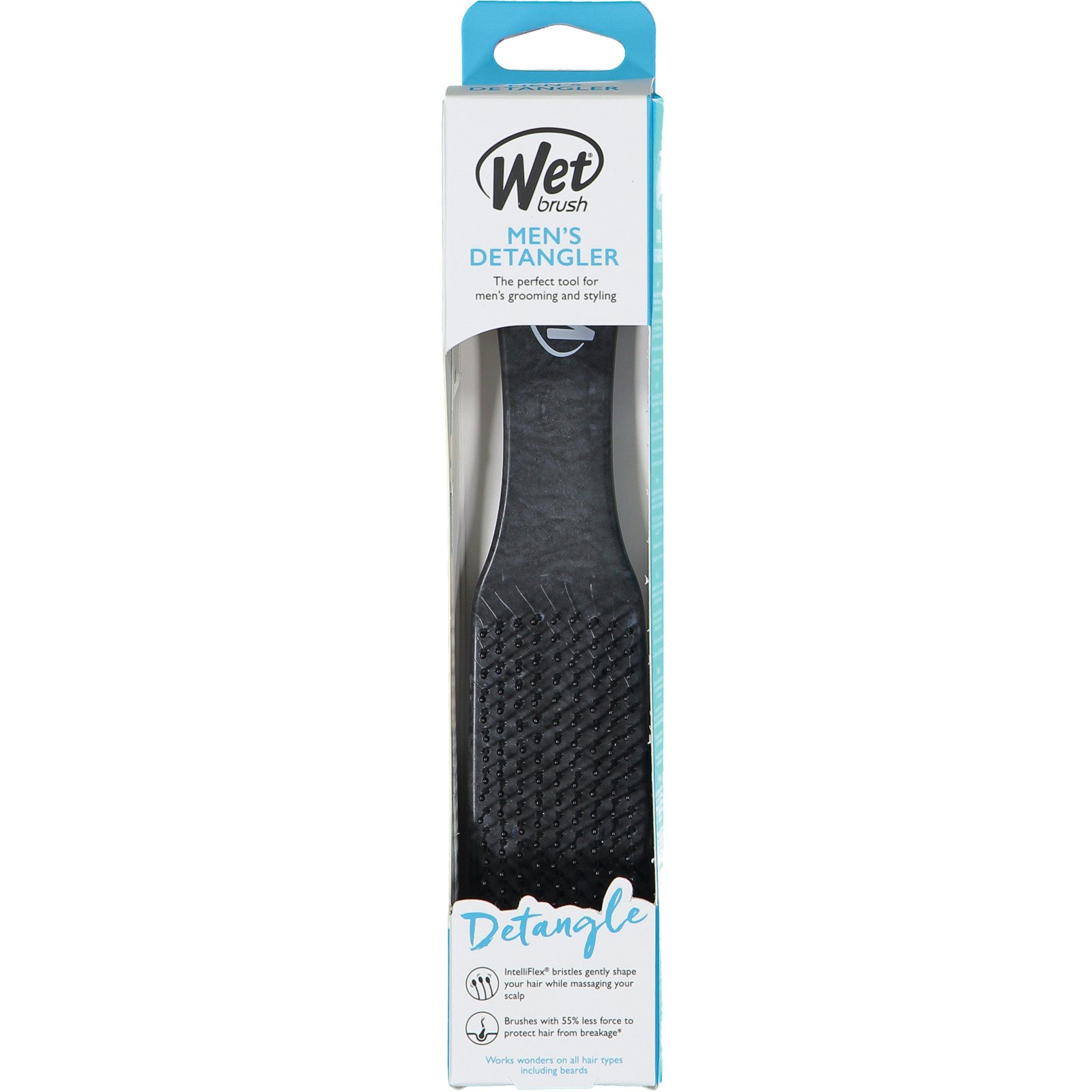 Wet Brush Haarbürste Detangler Black Leather