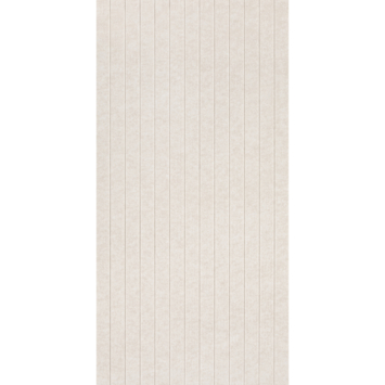 Viltpaneel rechte lijnen beige 120x52 cm