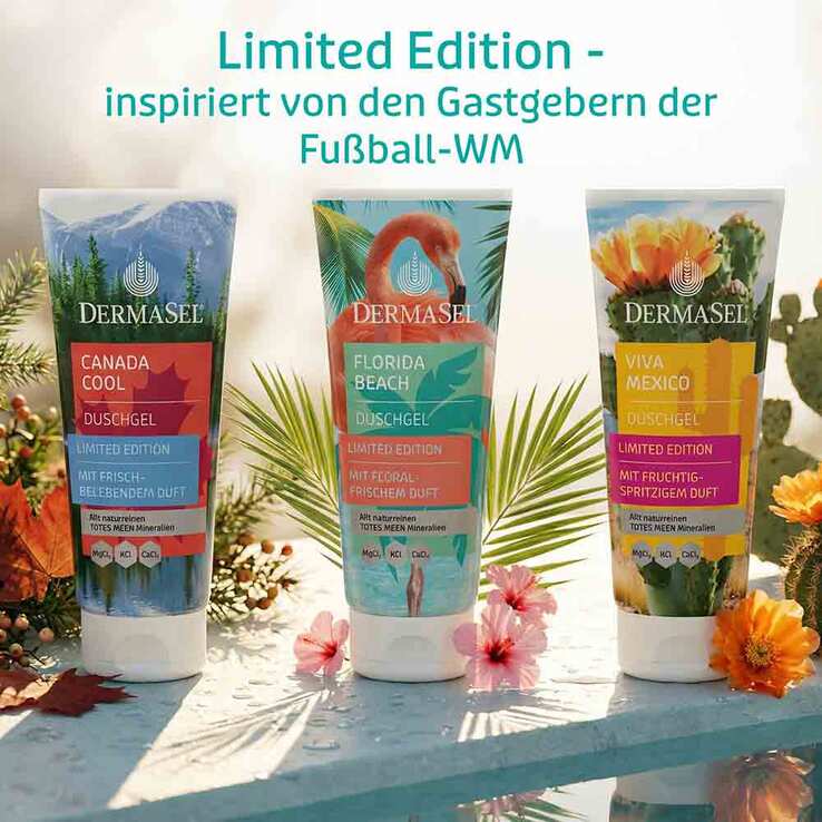 Dermasel Totes Meer Duschgel Florida Beach lim.Ed., 100 ml