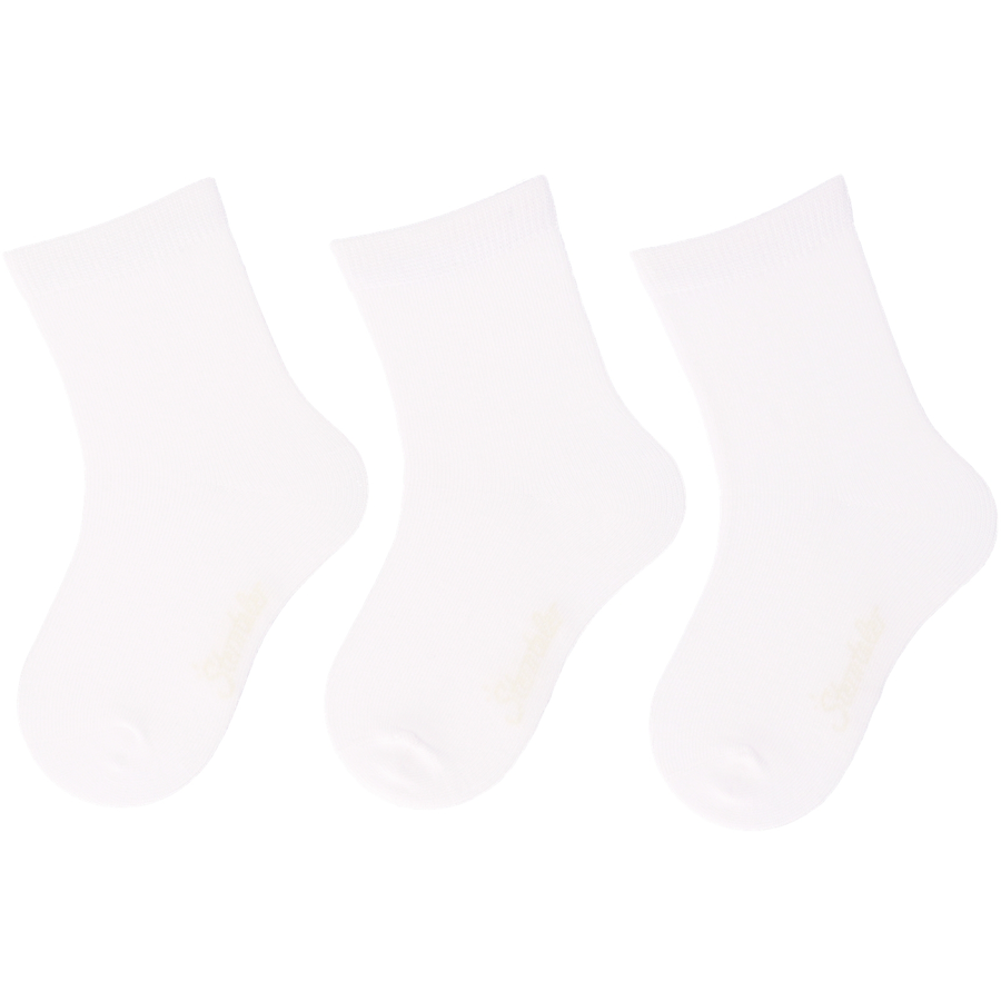 Sterntaler Söckchen 3er-Pack uni weiß