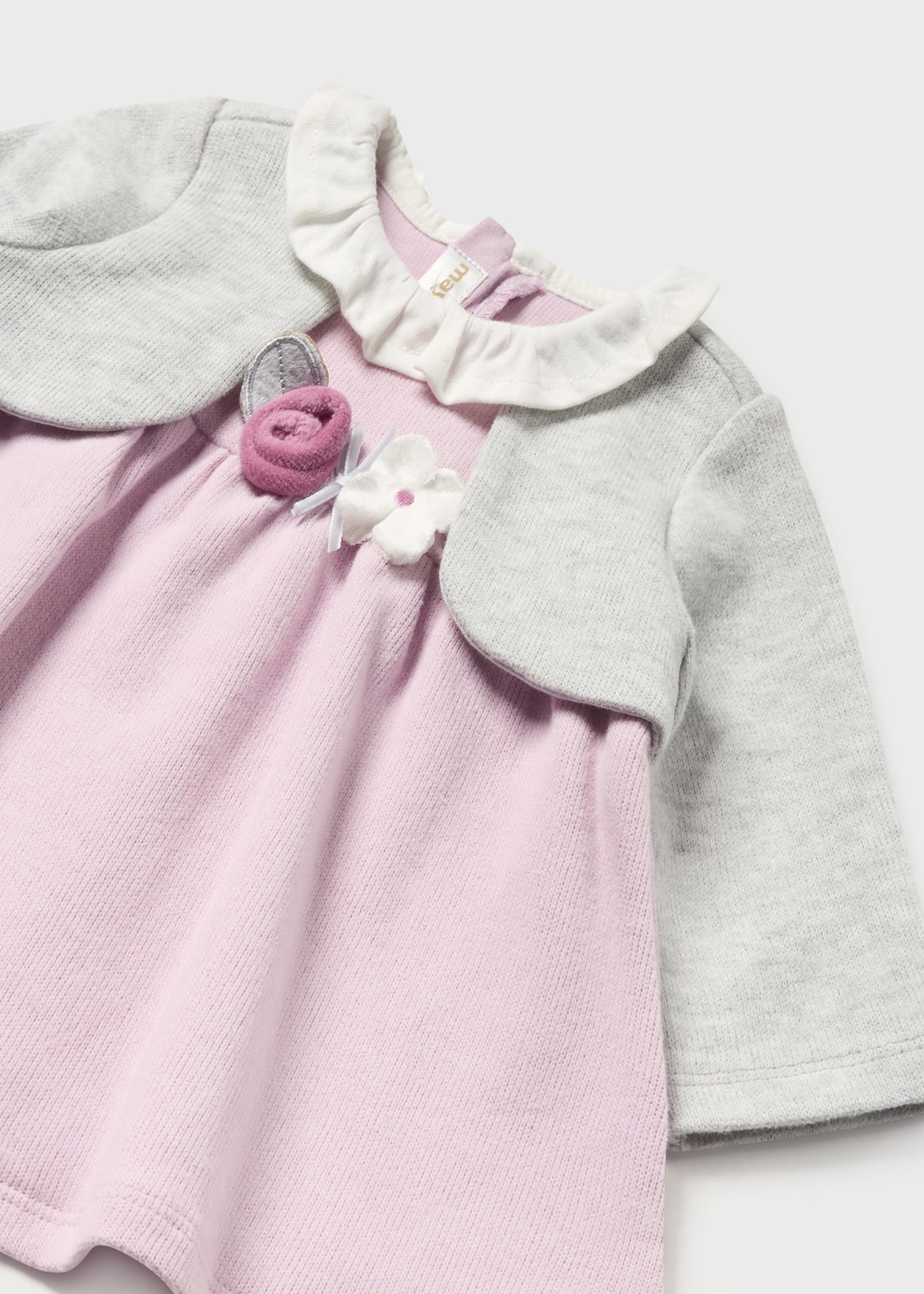 Vestido tipo cardigã Better Cotton para recém-nascido
