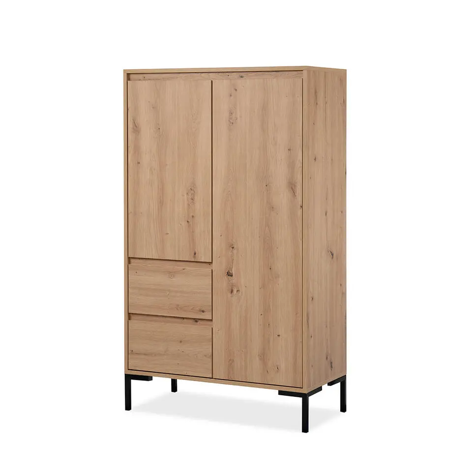 CALICOSY - Buffetkast PLOCK - Licht hout - 139x81x40 cm