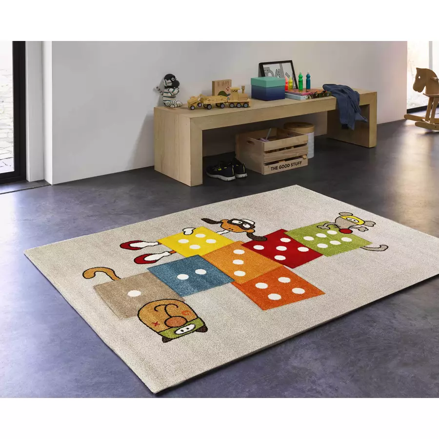 Sigikid Kinderteppich Bandidoleros taupe