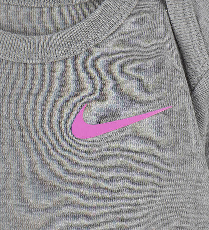 Nike Bodyer l/æ - 3-Pak - White/Playful Pink