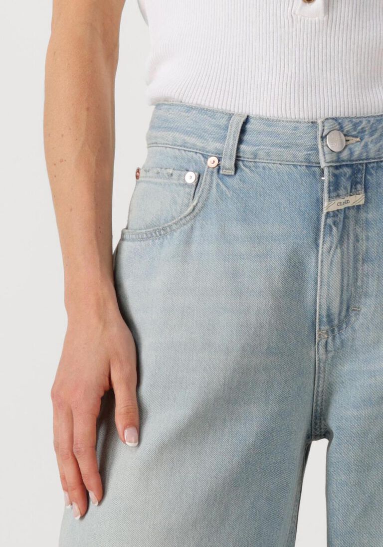 lichtblauwe closed wide jeans jazzie