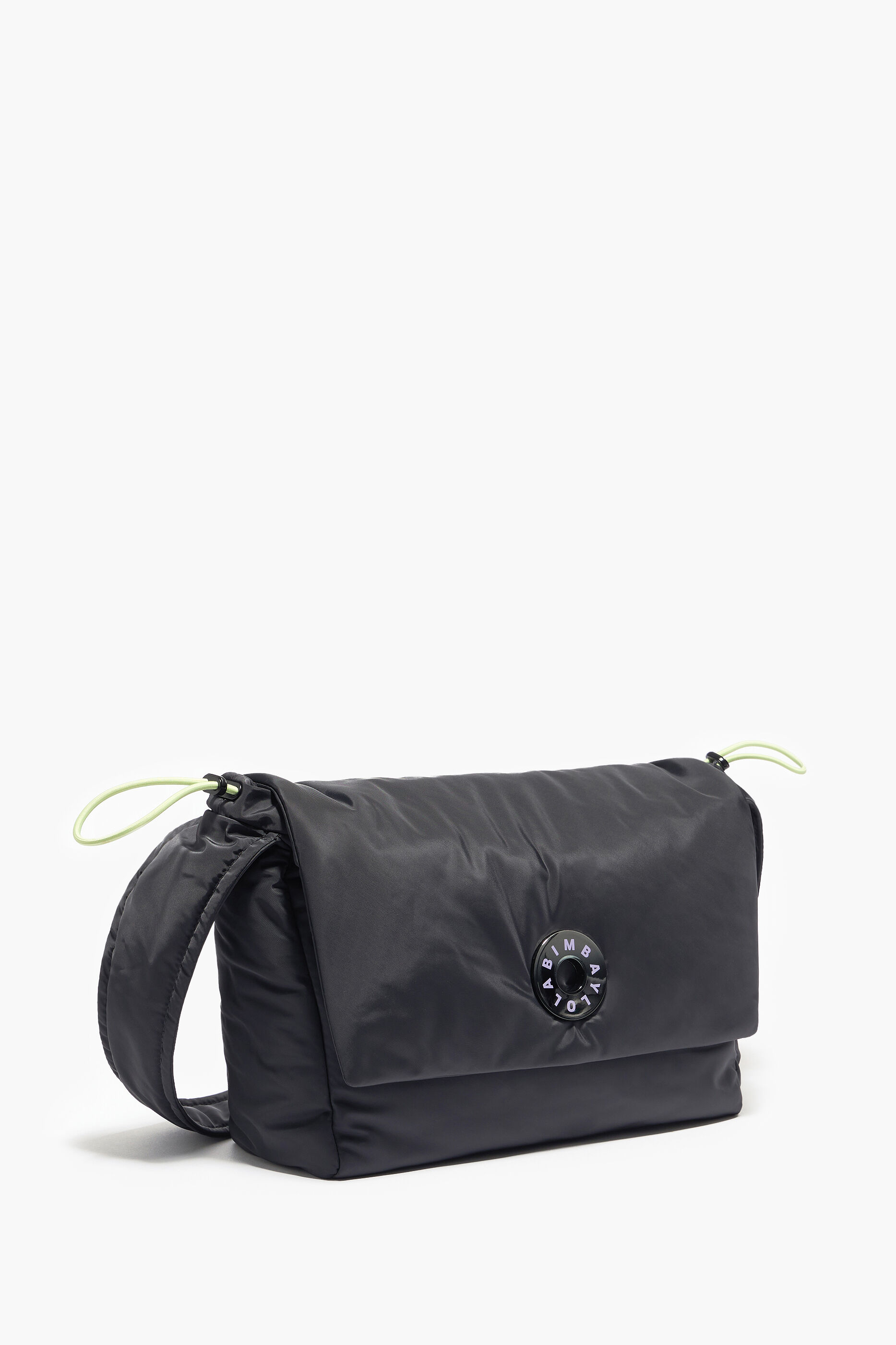Bolsa de ombro M em nylon antracite