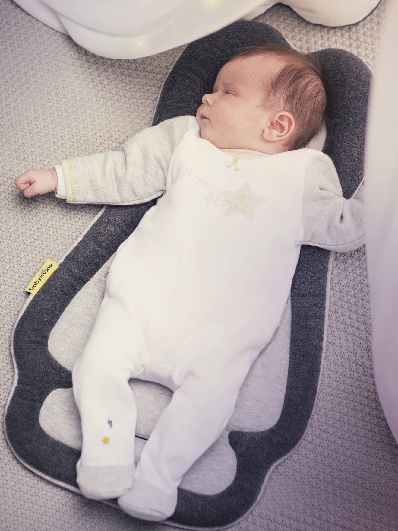 Almofada Morfológica BABYMOOV Cinza