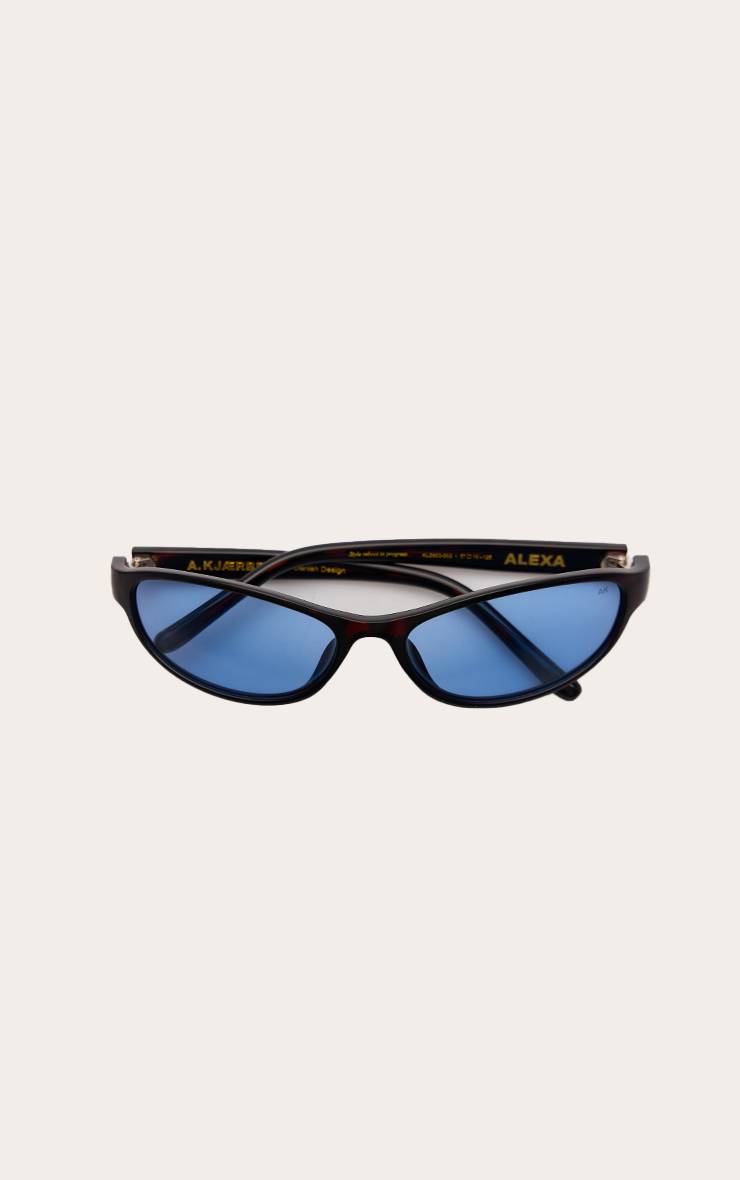 Marron Lunettes De Soleil Œil-de-chat Slim Alexa Demi Tortoise A.kjærbede