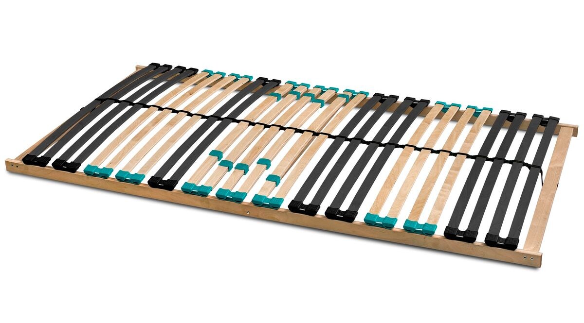 Coemo 7-Zonen Lattenrost DRÖMSON 28 Federleisten Kopfteil verstellbar 100 x 200 cm