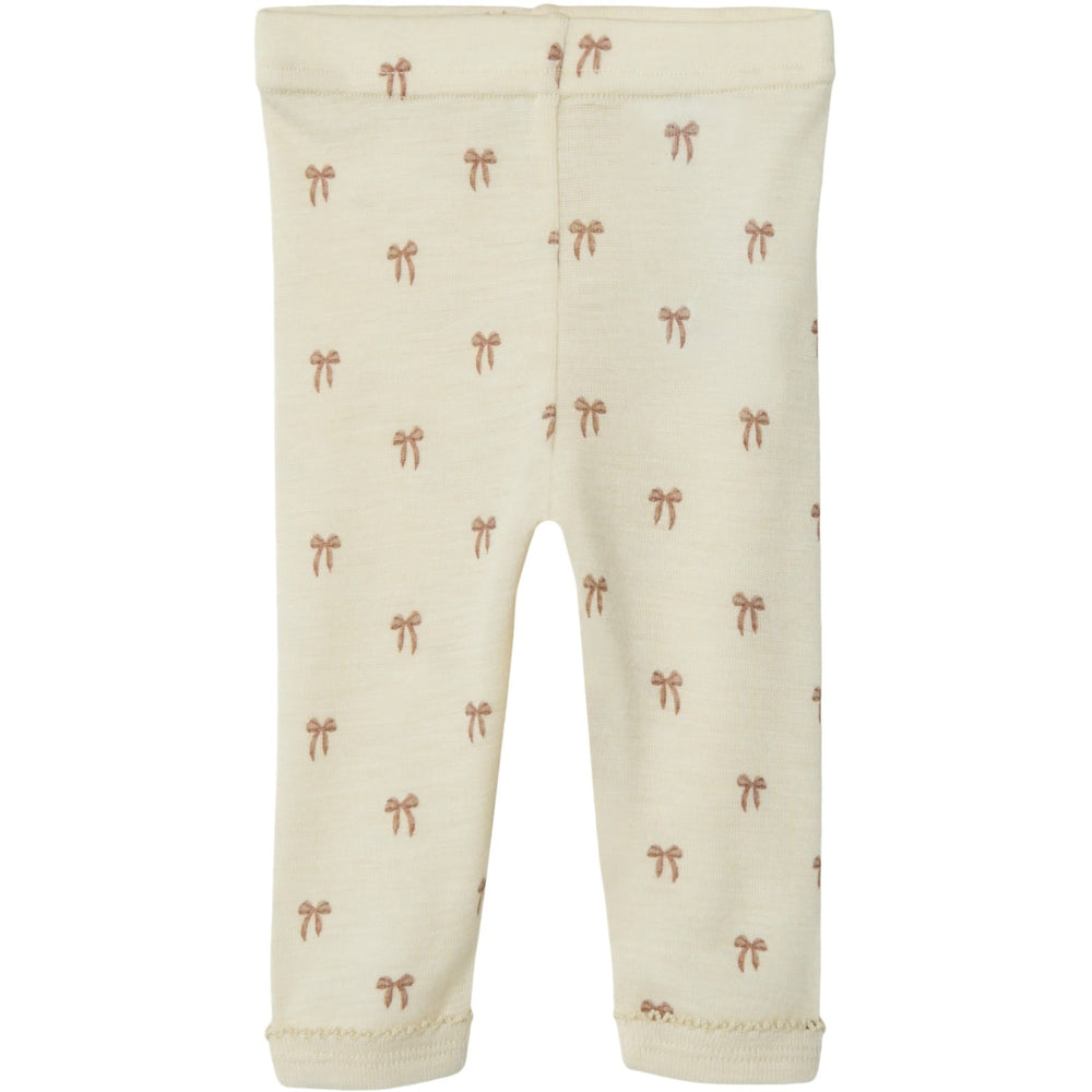 Køb Lil'Atelier Turtledove Melange Nbfnalu Wo/Mo Slim Leggings Lil Noos