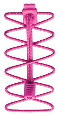 Paire de lacets Nathan Reflective Run Laces Rose