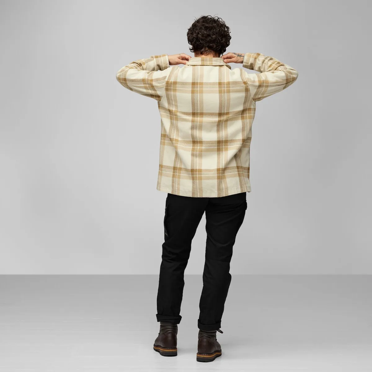 Fjällräven Singi Flannel Overshirt W Patina Green-Deep Patina