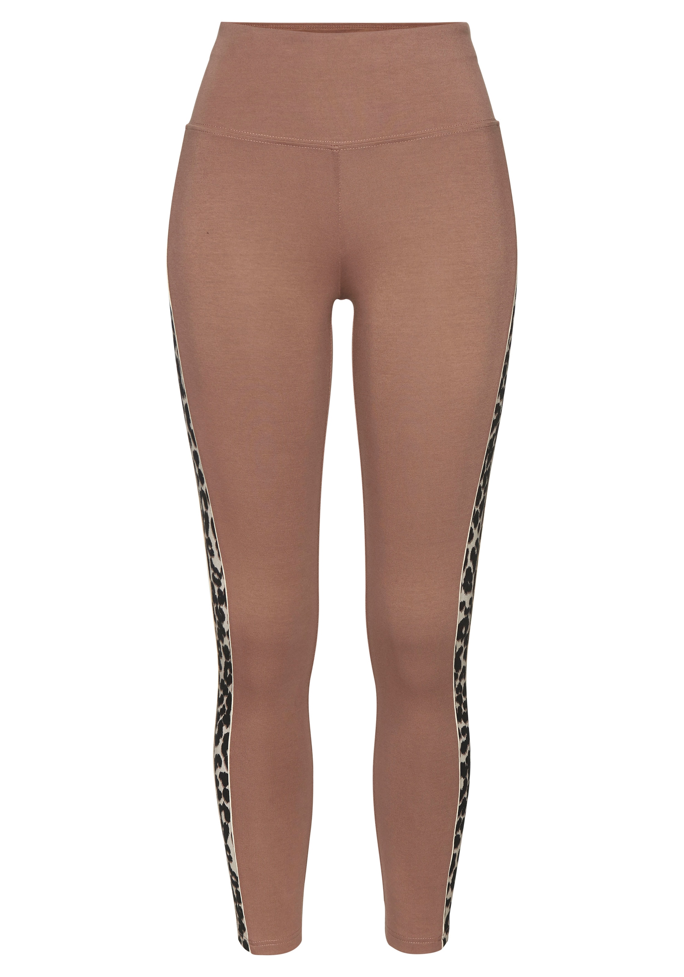 LASCANA ACTIVE Leggings  Einsätze mit Leopardenmuster an den Beinen