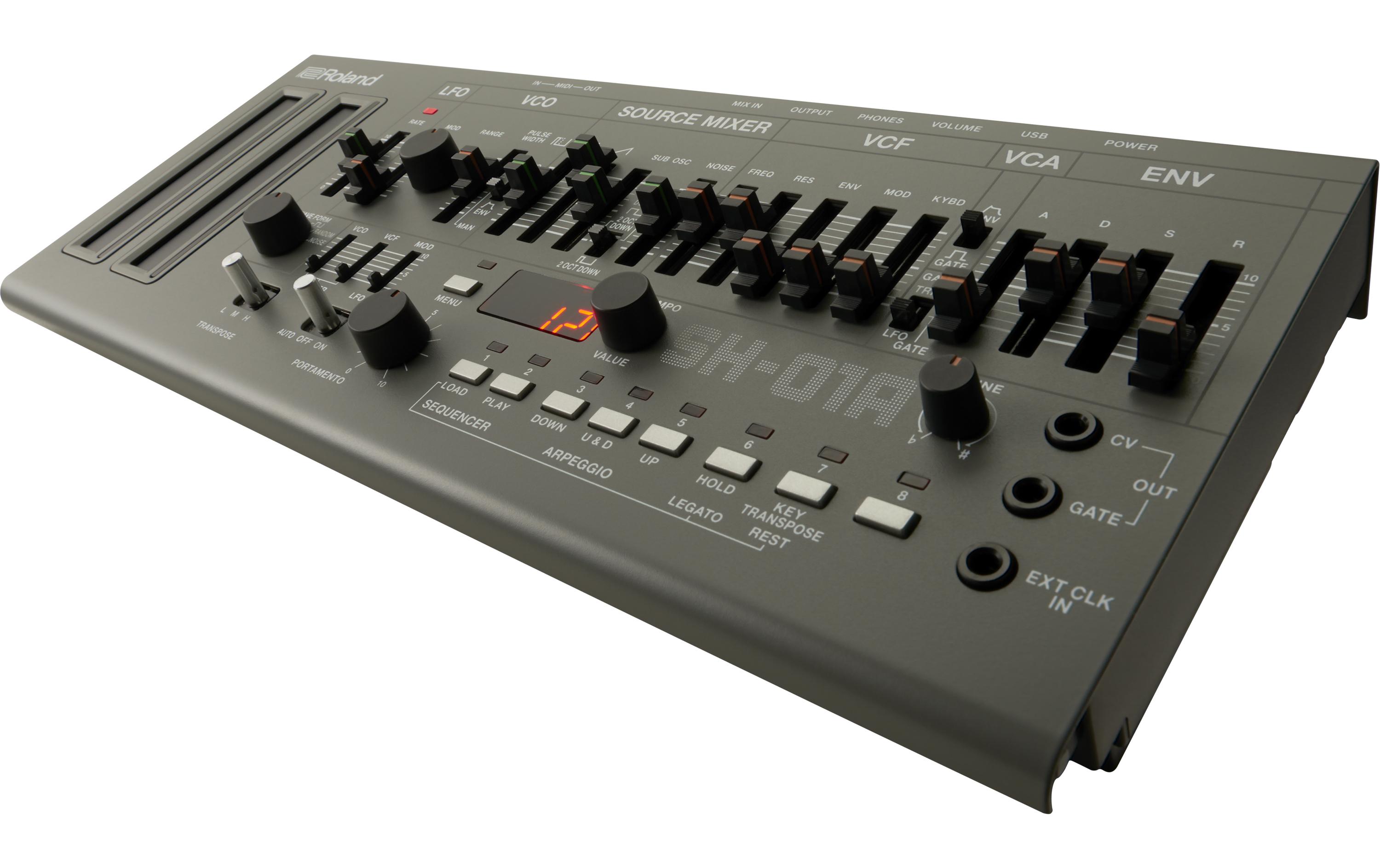 Synthesizer SH-01A<br>Viermal mehr Sound in einem kompakten Gehäuse