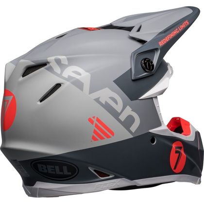 Casque cross Bell MOTO-9S FLEX SEVEN VANGUARD 2023 - Gris / Orange