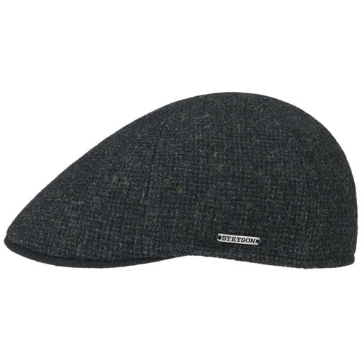 MJM Texas Wool Flat Cap, Dark Forest, XL