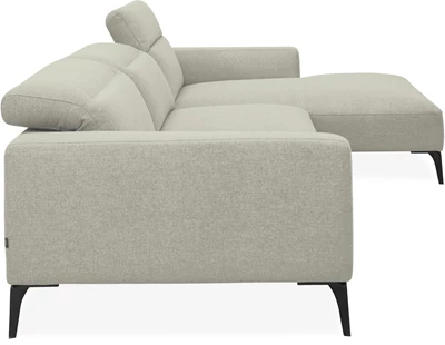 Volanti højrevendt sofa med chaiselong