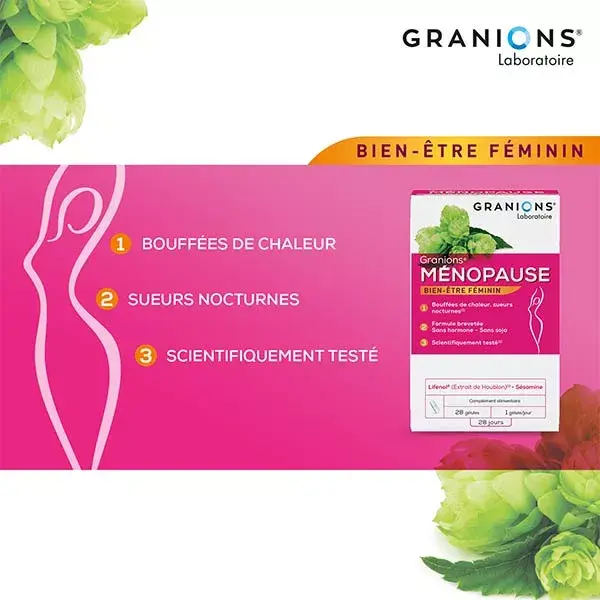 Granions Menopausa 28 cápsulas