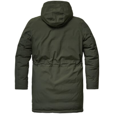 Herren-Winterparka, Dunkelgrün
