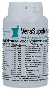 VeraSupplements Super Multi Volwassenen Capsules 100VCP