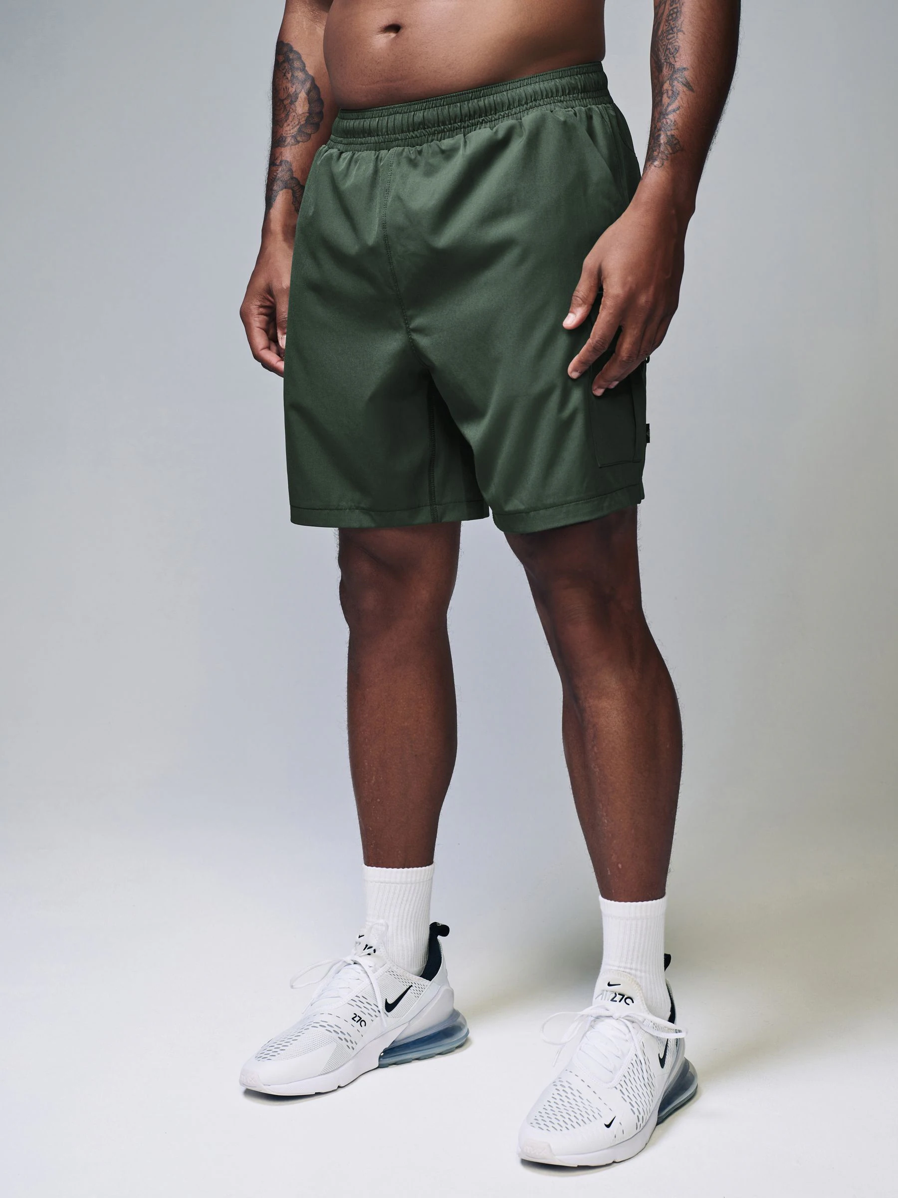 Kakigroen - Active cargo gym trainingshorts