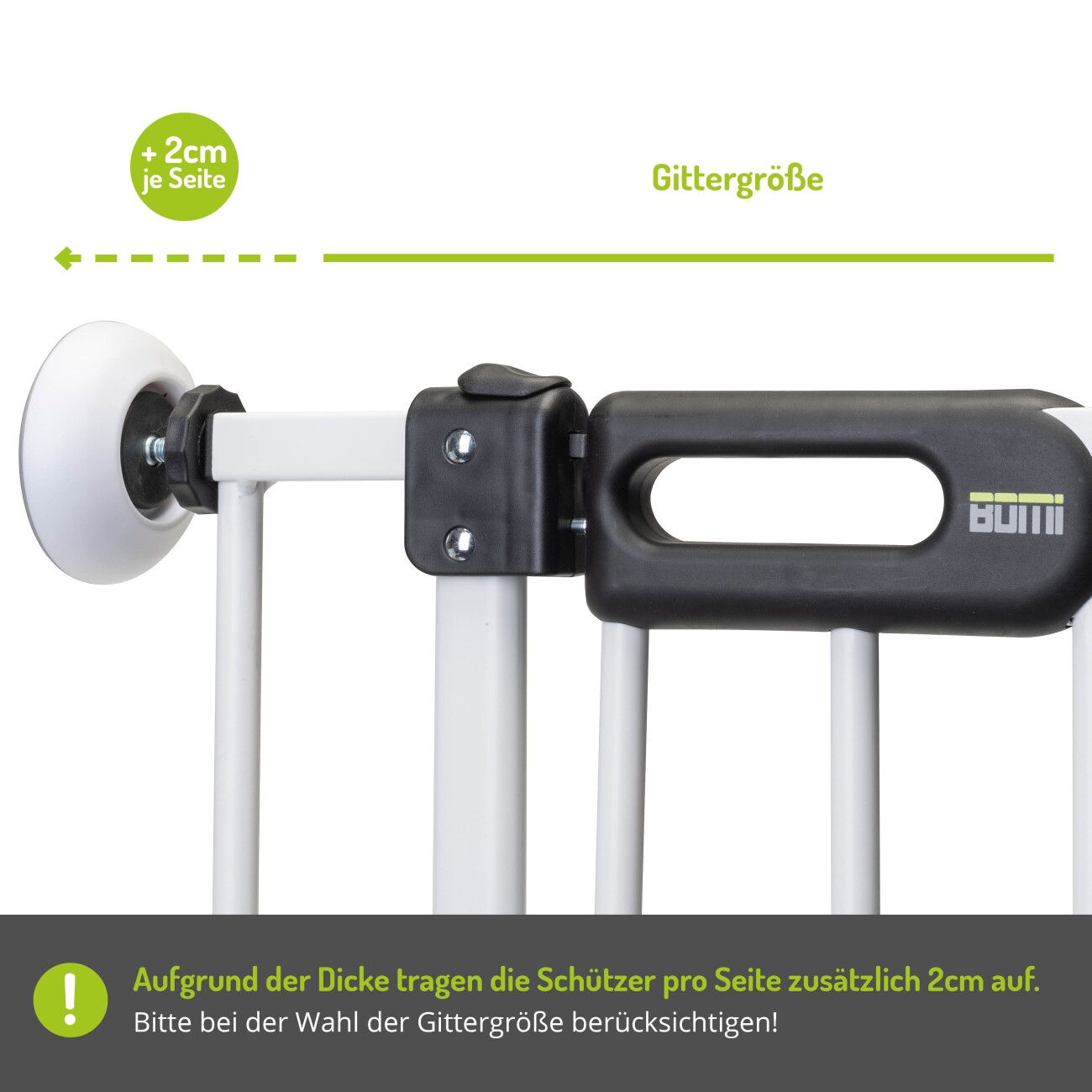 bomi Zubehör Schutzgitter 4er Set Wandschützer