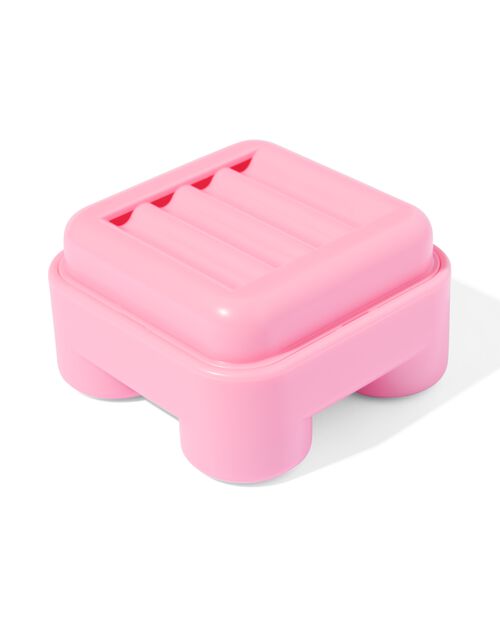boîte à savon solide rose