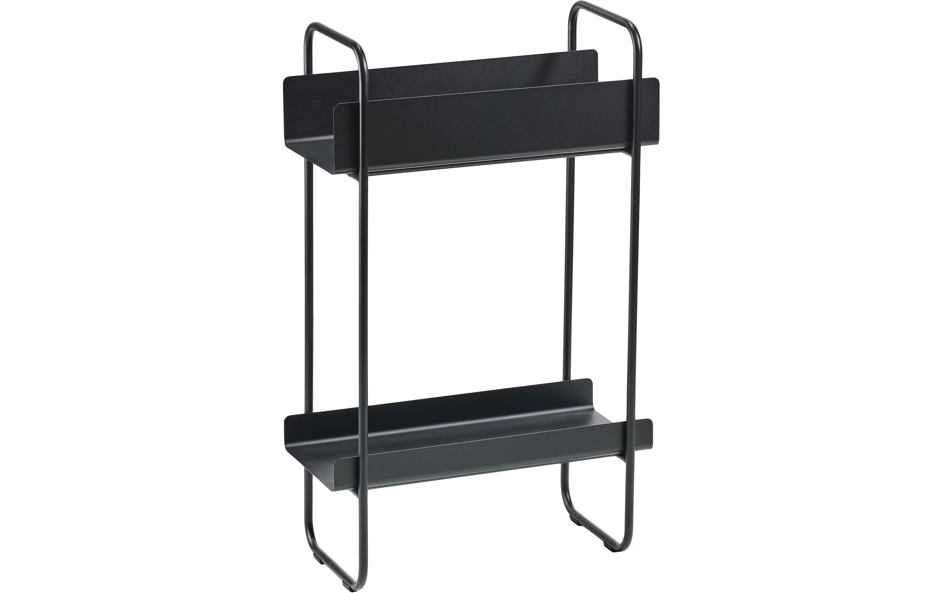 Beistelltisch A-Console 48 x 24.2 x 77.7 cm, Schwarz<br>Nebentisch