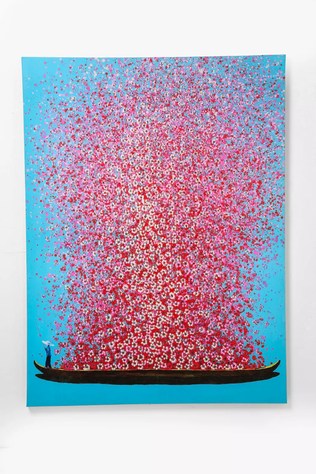 Wandbild 120 x 160 cm Flower Boat