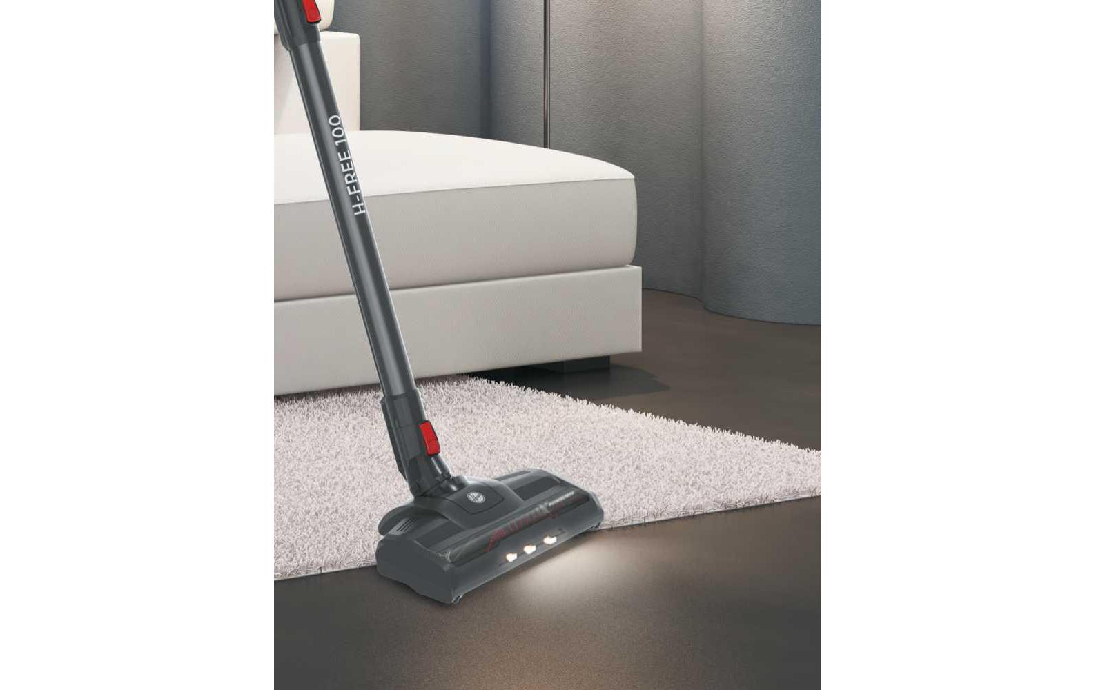 Akku-Hand- und Stielsauger HF122RH 011 Grau/Rot<br>Akku-Hand- und Stielstaubsauger