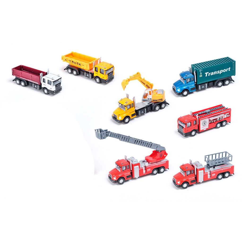 Camion rétro friction 32x8x35.5cm