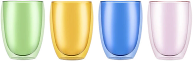 Bodum PAVINA 4 stk. dobbeltvægget glas, 0. 35 l