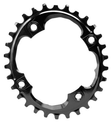 Plateau Ovale Narrow Wide AbsoluteBlack 94/4 BCD pour Transmissions Sram 12V Noir