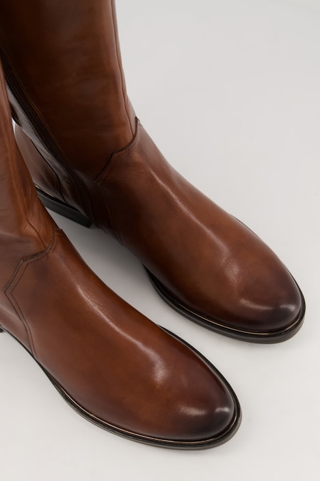 Caprice Lederstiefel, Stretcheinsatz, Nappaleder, Weite G