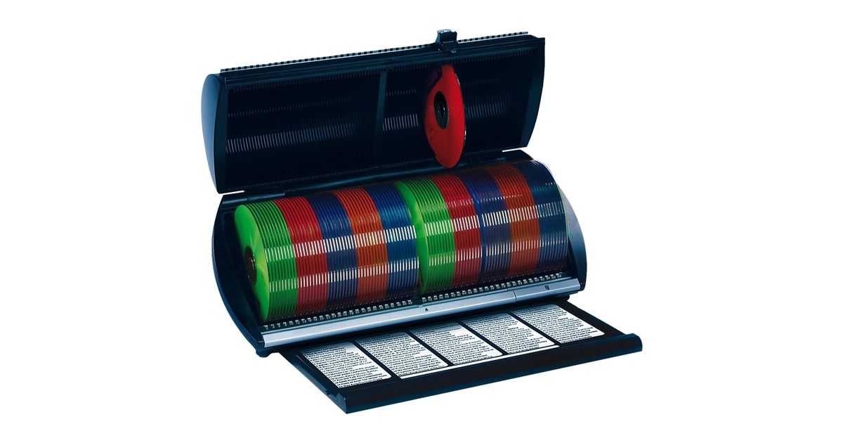 MediaRangeCD/DVD Selector 100 opslag  (Zwart, Retail)