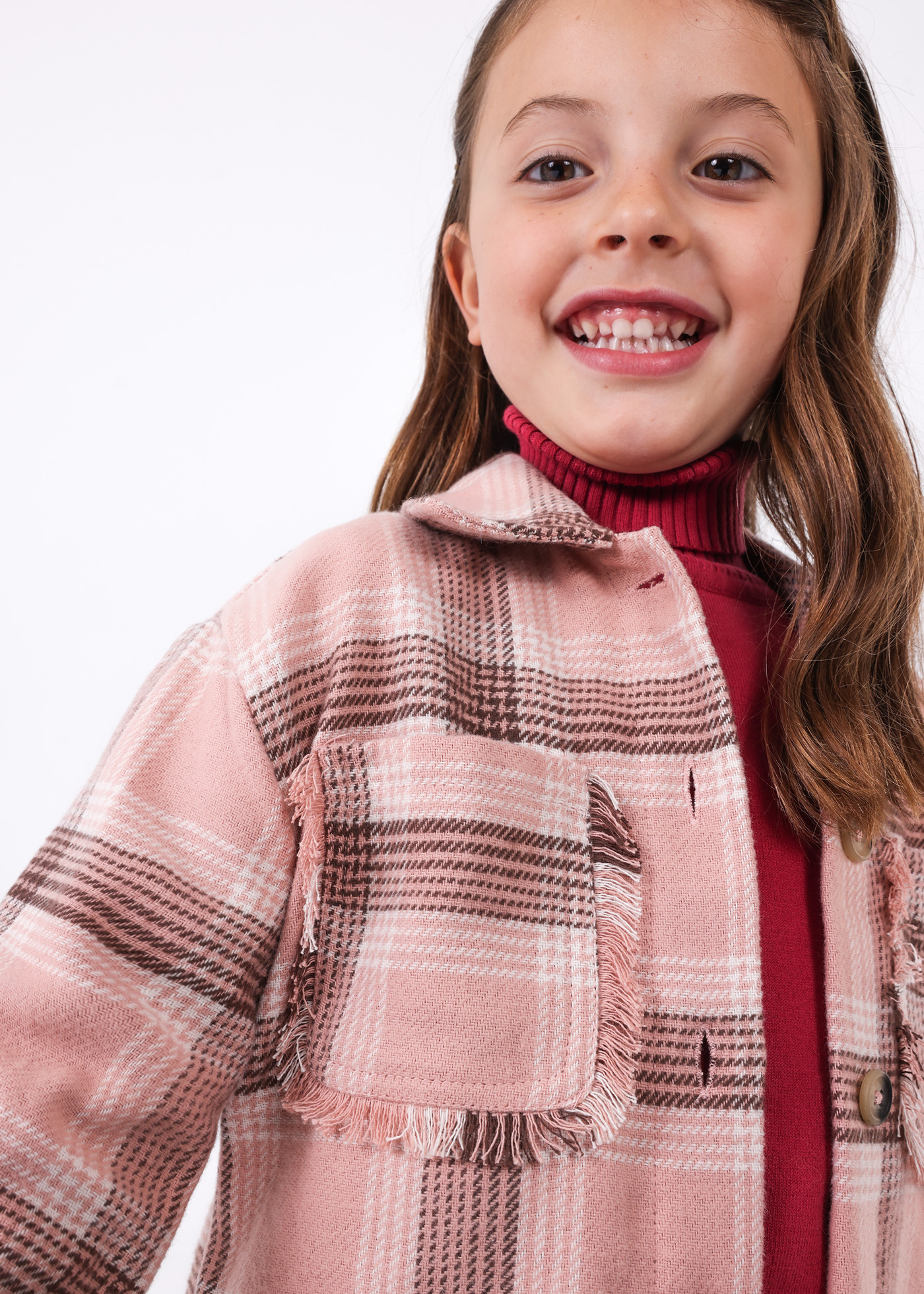 Sobretudo estampado para meninas