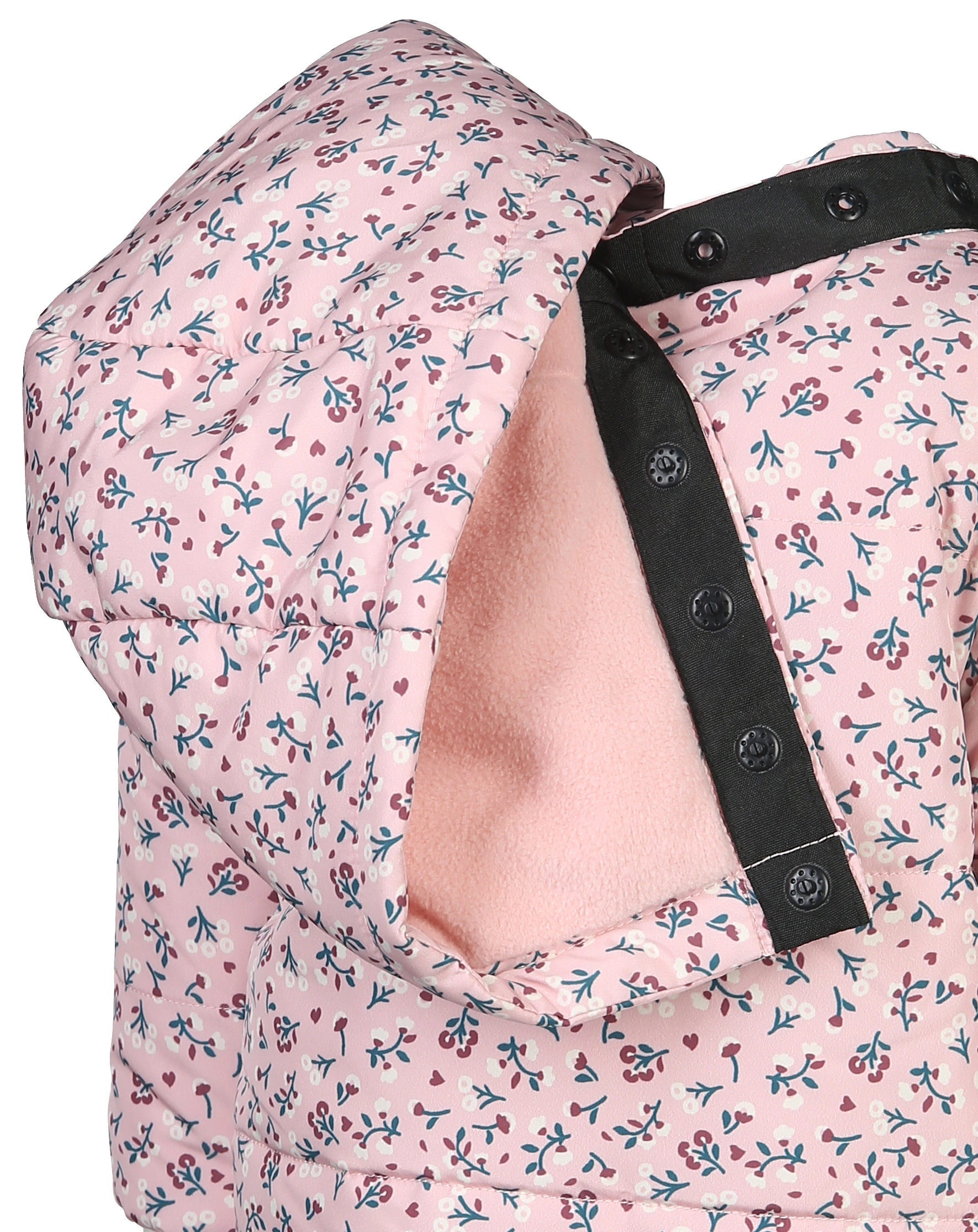 Steppjacke ENCHANT FOREST FLOWER in silver pink