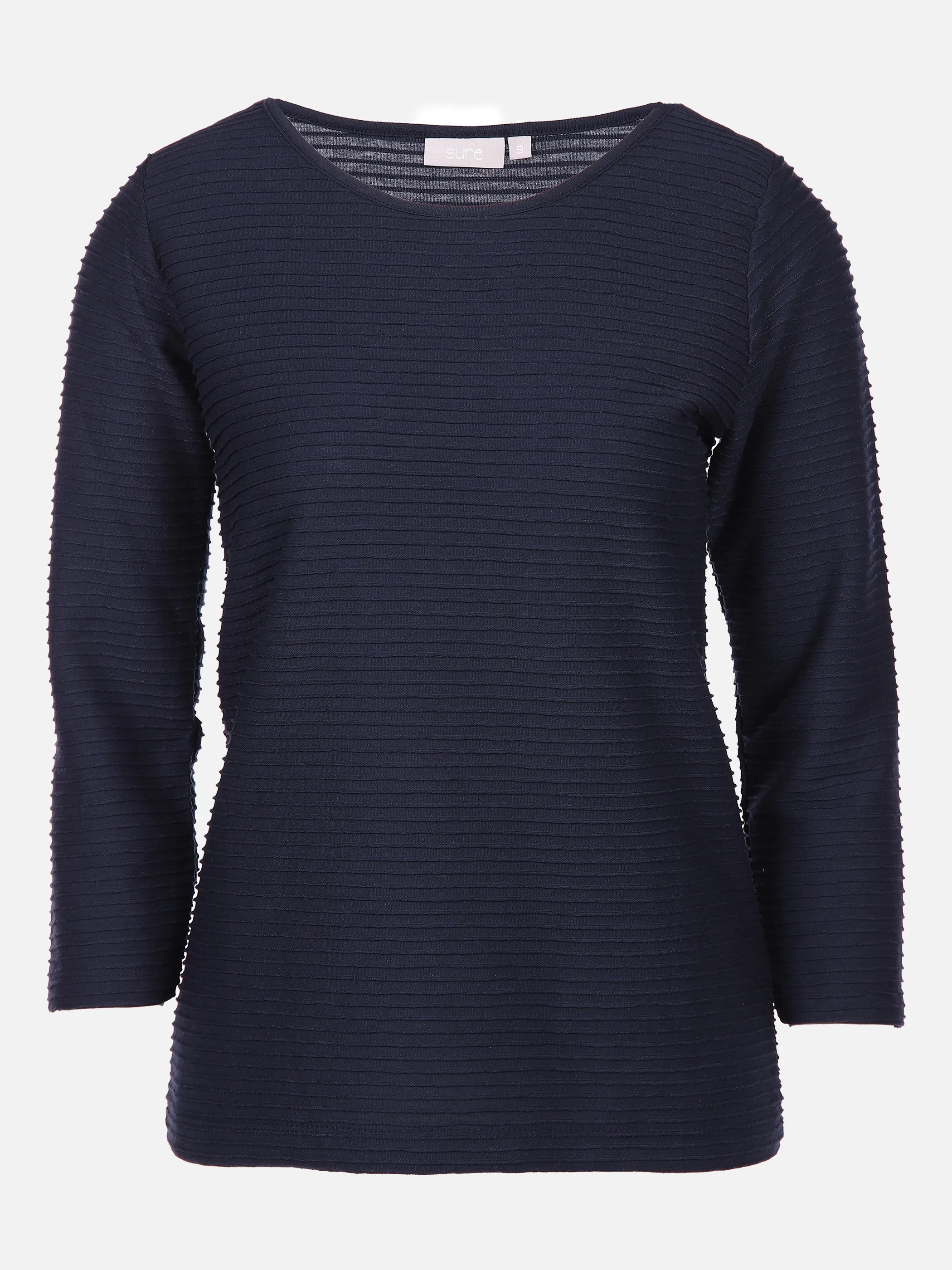 Damen Struktur Shirt mit 3/4 Arm